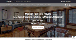 Desktop Screenshot of madisonpooltablemovers.com