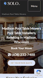 Mobile Screenshot of madisonpooltablemovers.com